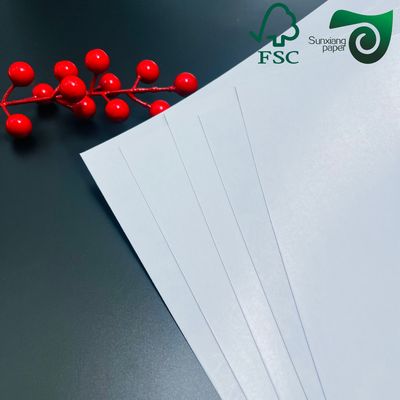 80g 90g White Wet Strength Bleached Paper Sheets For Beer Bottle Labels