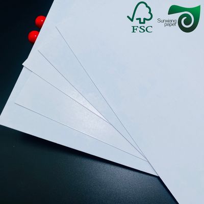 80g 90g White Wet Strength Bleached Paper Sheets For Beer Bottle Labels
