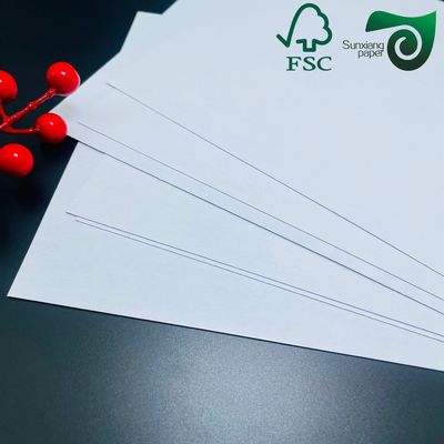 80g 90g White Wet Strength Bleached Paper Sheets For Beer Bottle Labels