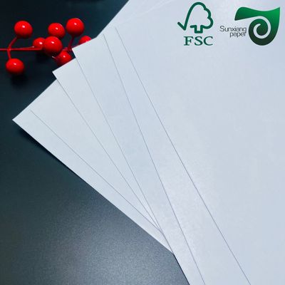 FSC High Gloss White C1S  Coated One Side  Art Paper  70gsm 80gsm For Product Labels