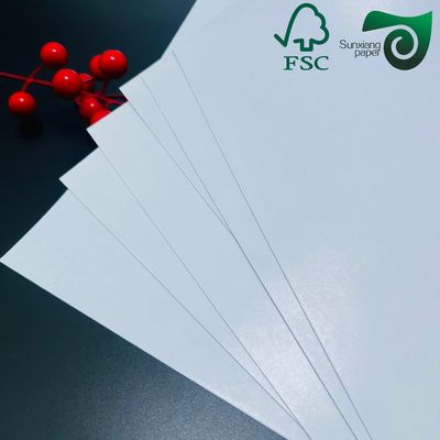 FSC High Gloss White C1S  Coated One Side  Art Paper  70gsm 80gsm For Product Labels