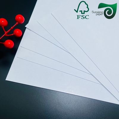 300gr 310gr Double Sided Glossy Cardboard Paper 70cm 100cm Kink Resistant