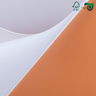 80gsm White Cardboard 70cm 100cm High Gloss Labels One Sided Chrome Coated Paper