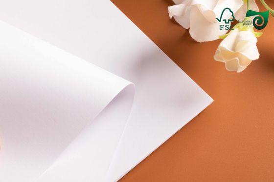 FSC 325gsm 37”25'' Food Grade Freezer Paper Roll Bleached White Coated   Greaseproof
