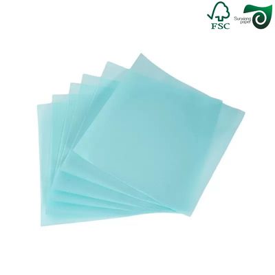 Hochtemperaturbeständiges Glaspapier für Aufkleberpapierfolien Weiß Gelb Blau 58g 120g