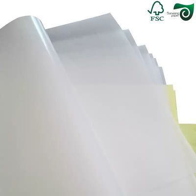 62GSM White Glassine Release Paper  Silicone Coated Glassine Paper  For Vinyl Sticker