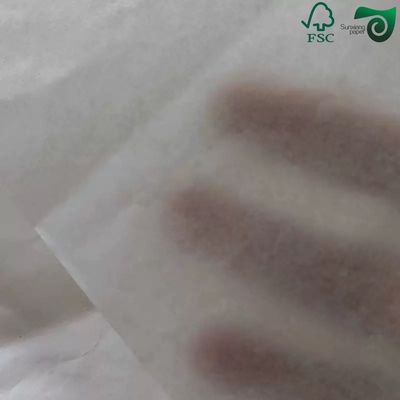 62GSM White Silicone Coated Glassine Release Paper For Vinyl Stickers