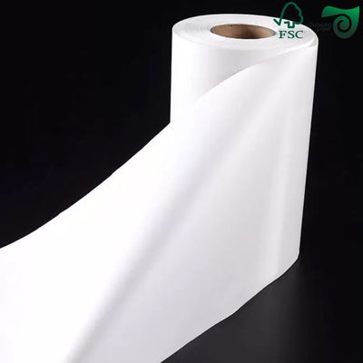 FSC Certified Virgin White Kraft Paper Rolls 24" 35"  150gsm 170gsm 190gsm  For Paper Bags