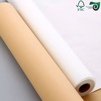 150gsm 170gsm 190gsm Virgin White Kraft Paper Rolls 24"   35"  Perfect For Making Paper Bags