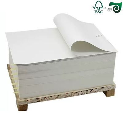 FSC Uncoated White Kraft Paper 200gsm High Strength For Tea Packaging 1020mm Width