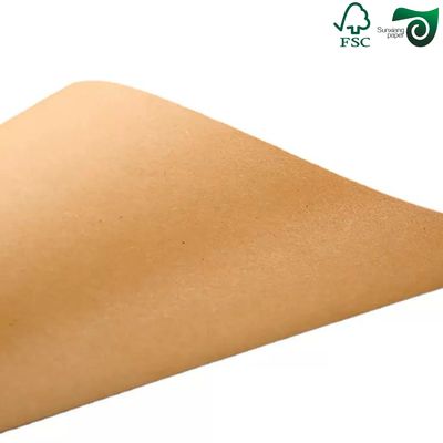 FSC Food Grade Brown Kraft Cardboard  230g 15gPE  350g 15gPE For Lunch Box Packaging