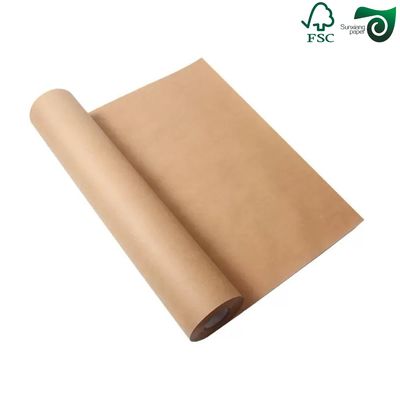 FSC 30gsm 80gsm Silicone Coated Food Wrapping Paper  Waterproof Non Stick Baking Sheets