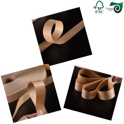 FSC Recyclable White Straw Cutlery Packing Paper  Food Grade Good Printability