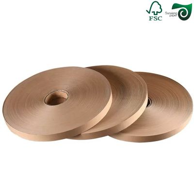 FSC 24gsm 28gsm Food Grade Kraft Paper 32mm 35mm Width For Individual Straw Wrapping