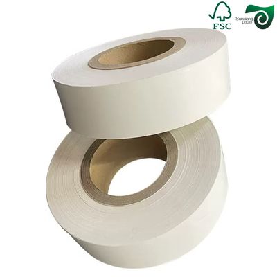 Food Grade White Kraft Straw Wrapping Paper With A Grammage Of Either 24gsm For Wrapping Straws
