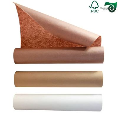 FSC Certified Food Safe White Kraft Paper 50gsm 10g PE Coating  Ideal For Bread Bags