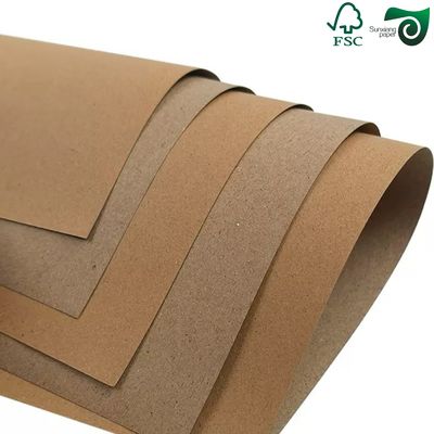 FSC High Tear Strength 250gram 270gram Brown Kraft Liner For Gift Carton
