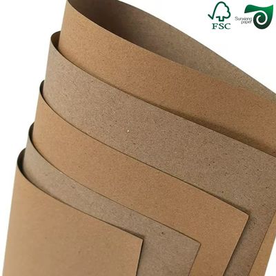 FSC 360gram 420gram Grade AAA  Brown Kraft Core Board Paper In 70cm Width