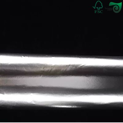 Water Resistant Adhesive Sticker Paper Wet Strength Silver Metalized For Beer Labels