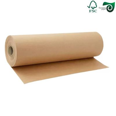 80g Natural Brown Wet Strength Packaging Kraft Wrapping Board FSC Kraft Liner Paper