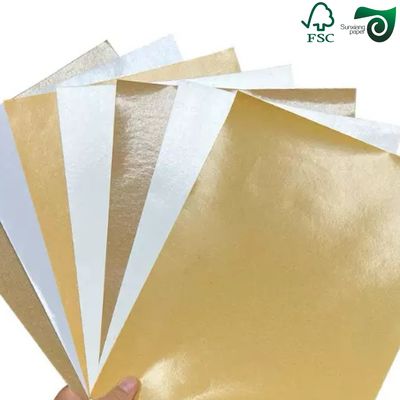 FSC Certified Expansible Brown Kraft Paper Sheets  80gsm 90gsm  For Cement Bag Production