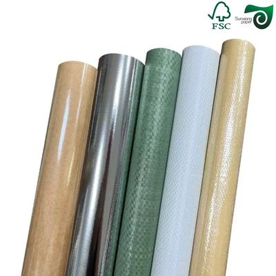 High Quality Kraft Liner Board In 80GSM 100GSM Grades Superior Extensible Kraft Paper Tailored For Cement Bags FSC