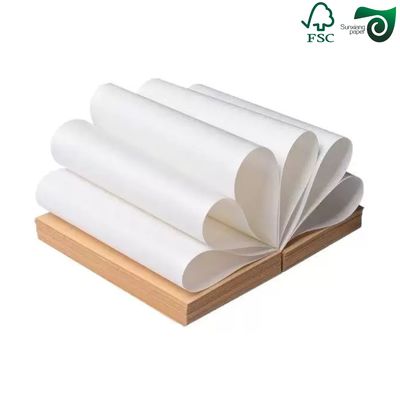 FSC Food Safe White Kraft Paper  40gsm With 10g PE Coating For Kraft Paper Bread Bags