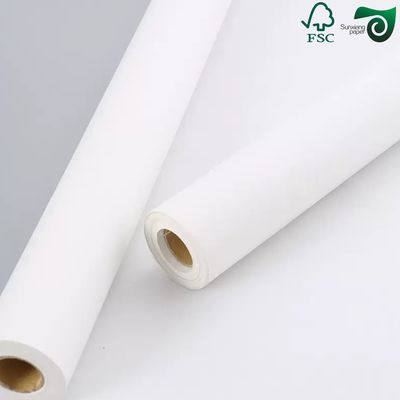 FSC 200gsm Uncoated White Kraft Paper  High Strength Option For Tea Packaging 1020mm Width