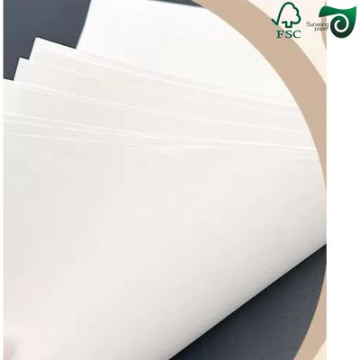 Food Safe White Kraft Paper  250gsm 400gsm High Density Solution For Premium Packaging