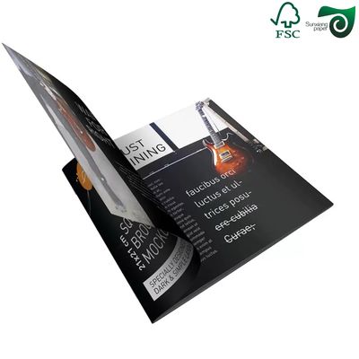 FSC Glossy Coated Digital Printing Paper 150gsm Double Sided Food Safe Virgin Pulp Paper For Premium