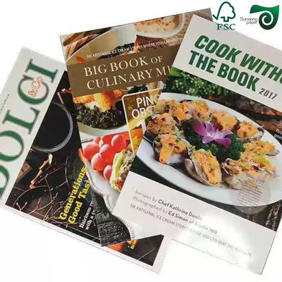 FSC Coated Gloss Digital Printing Paper 128gsm 150gsm For Menus   Kraft Paper Applications