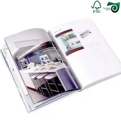 FSC C2S Glossy Couche Paper 100% Virgin Wood Pulp For Magazines Notebook Covers