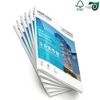 FSC 300gsm 350gsm C2S Glossy Paper Ideal For Magazine Printing With Vivid Colors Smooth Finish