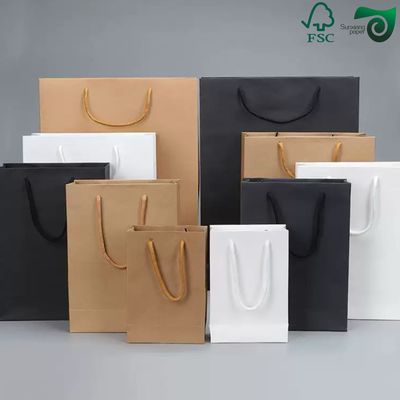 FSC 70gsm Bleached White Kraft Paper For Shopping Bags Excellent Strength