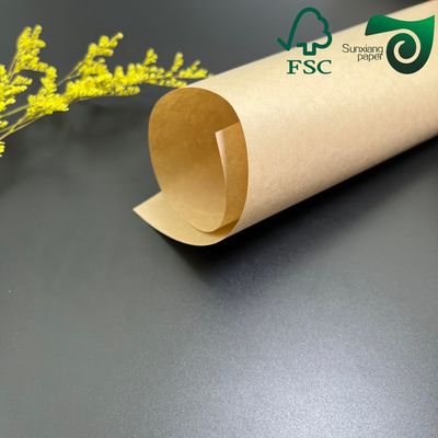 FSC 35gsm 40gsm White Bleached MG Kraft Paper Food Packaging Grade 50cm 70cm