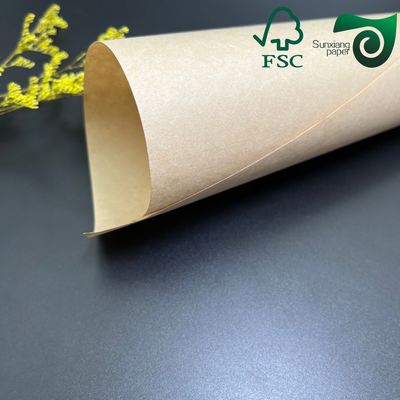 FSC 30gsm 40gsm Brown Double Sided Silicone Baking Parchment Jumbo Rolls