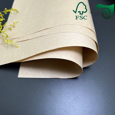 FSC 30gsm 40gsm Brown Double Sided Silicone Baking Parchment Jumbo Rolls