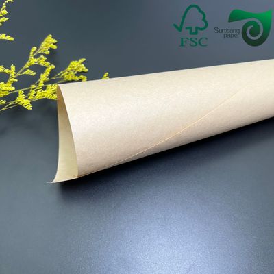 35gsm 40gsm Bleached Machine Glazed MG Kraft Paper 50cm 70cm For Food Packaging