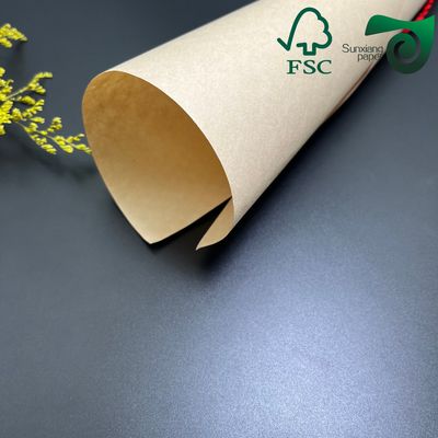 FSC 30gsm 40gsm Double Sided Silicone Coated Brown Baking Parchment Jumbo Rolls