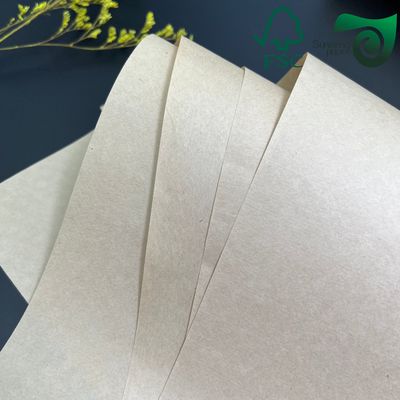 FSC 45gsm 60gsm 65gsm Uncoated Brown Kraft Paper For Food Bag Production