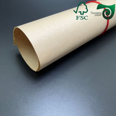 FSC 30gsm 40gsm Double Sided Silicone Coated Brown Baking Parchment Jumbo Rolls