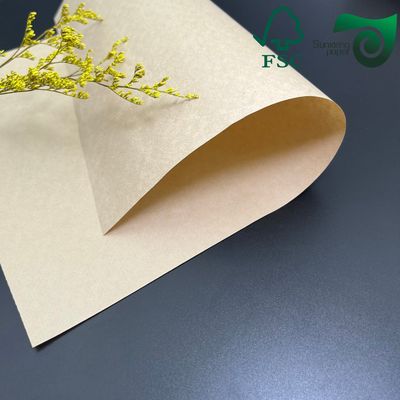 FSC 45gsm 60gsm 65gsm Uncoated Brown Kraft Paper For Food Bag Production