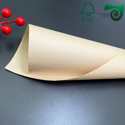 60gram 30in Kraft Paper Board 1 Side MG Pure Brown Ribbed Kraft Paper For Package