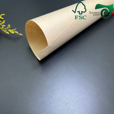 FSC 270gsm 300gsm Food Grade Brown Kraft Board  24" 36" For Lunch Boxes