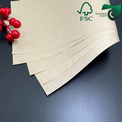 FSC 50gsm 60gsm Uncoated Brown Kraft Paper For Food Bag Production
