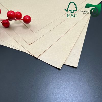 FSC 50gsm 60gsm Uncoated Brown Kraft Paper Specialized For Food Bag Production