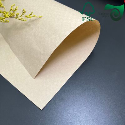 FSC White Greaseproof Paper Roll  325mm 650mm Width Food Grade Packaging