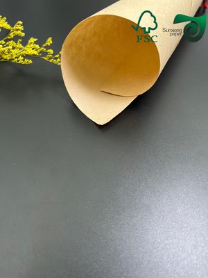 FSC White Greaseproof Paper Roll  325mm 650mm Width Food Grade Packaging