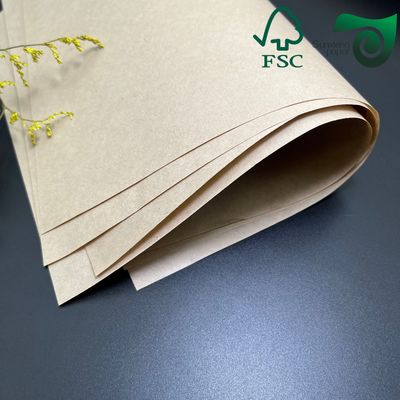 FSC 30gsm Double Sided Silicone Brown Baking Parchment Jumbo Rolls Kraft Paper