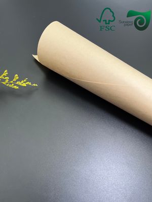 30gsm  40gsm FSC Double Sided Silicone Brown Baking Parchment Jumbo Rolls Kraft Paper Board